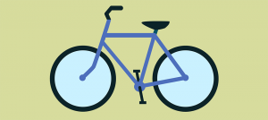 tekening fiets